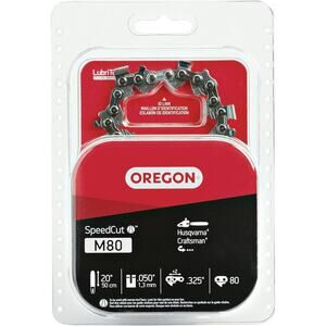Oregon M80 SpeedCut 20-Inch Chainsaw Chain, Fits Husqvarna, Craftsman Gray